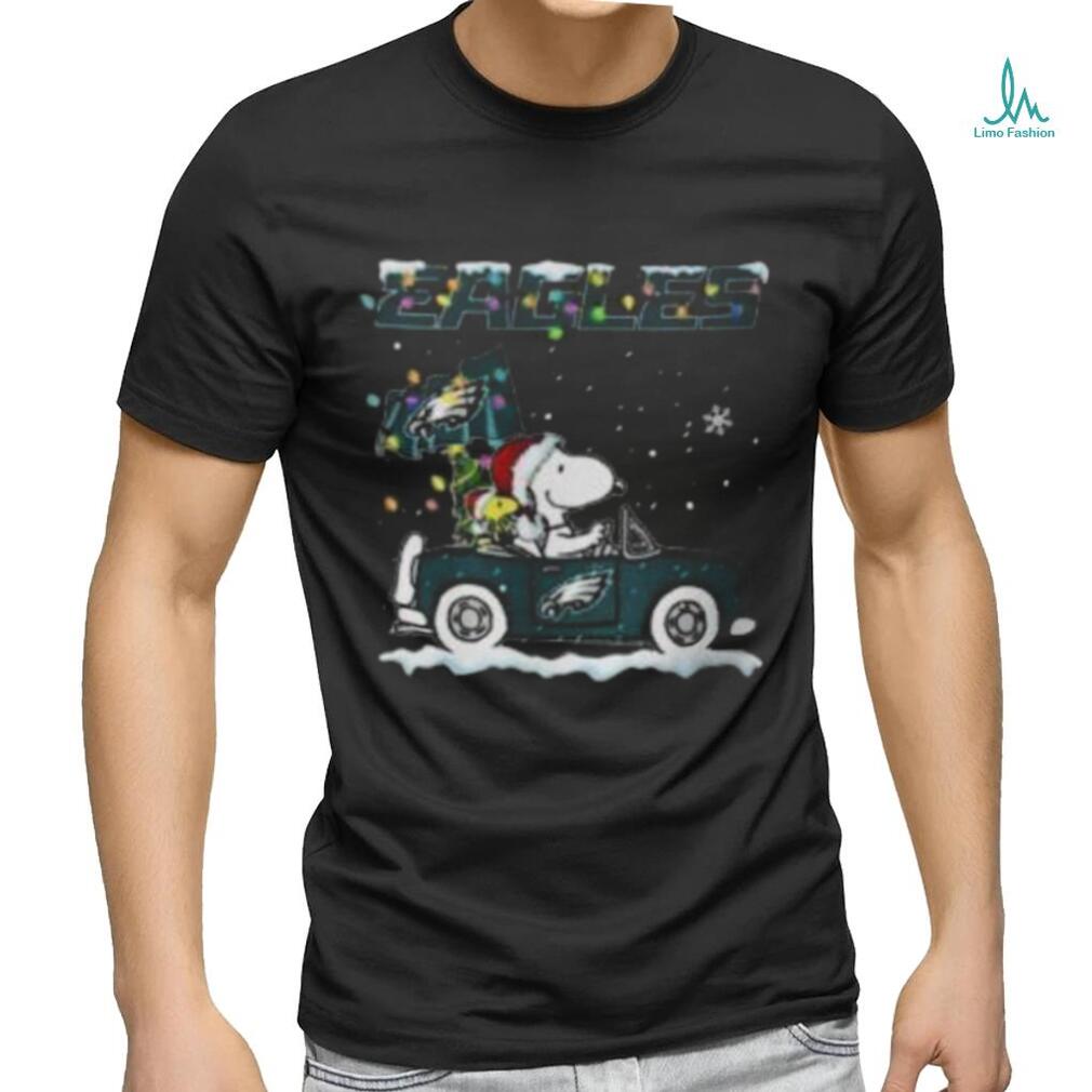 Snoopy Philadelphia Eagles Driver Car Christmas Shirt Snoopy Philadelphia Eagles Driver Car Christmas Shirt