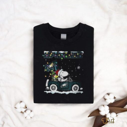 Snoopy Philadelphia Eagles Driver Car Christmas Shirt