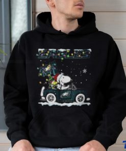 Snoopy Philadelphia Eagles Driver Car Christmas Shirt
