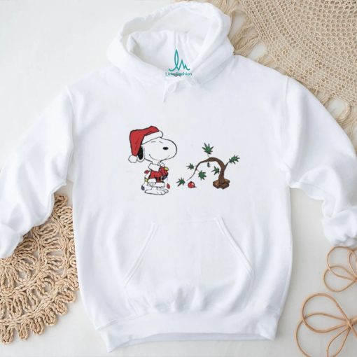Snoopy Santa Tree Merry Christmas 2023 T shirt