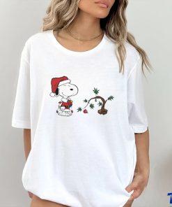 Snoopy Santa Tree Merry Christmas 2023 T shirt