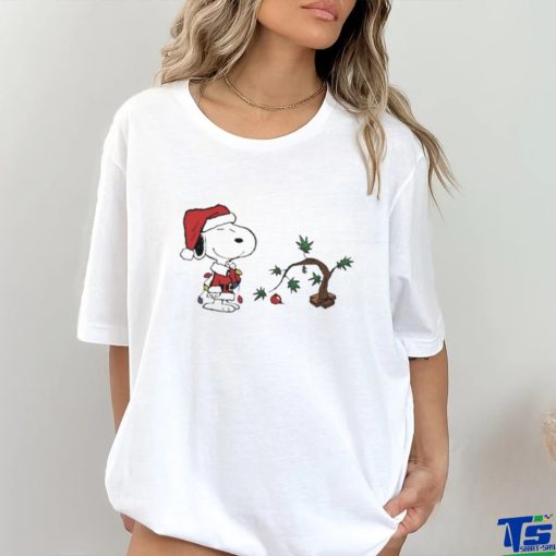 Snoopy Santa Tree Merry Christmas 2023 T shirt