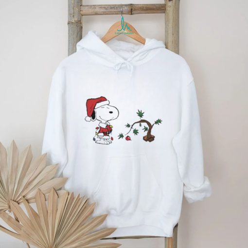 Snoopy Santa Tree Merry Christmas 2023 T shirt