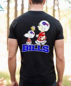 Snoopy and Charlie Brown Buffalo Bills football The Peanuts characters gift shirt