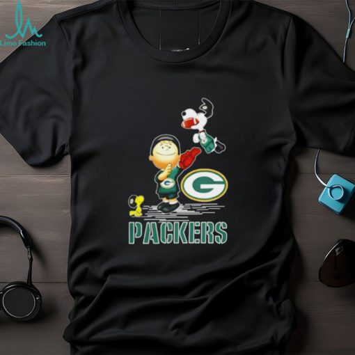 Snoopy and Charlie Brown Green Bay Packers The Peanuts shirt