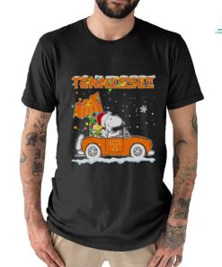 Snoopy and Tennessee Vols Christmas Car 2023 Shirt