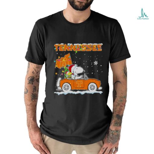 Snoopy and Tennessee Vols Christmas Car 2023 Shirt