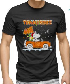 Snoopy and Tennessee Vols Christmas Car 2023 Shirt