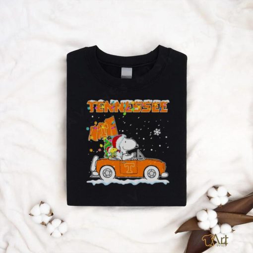 Snoopy and Tennessee Vols Christmas Car 2023 Shirt