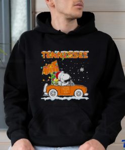 Snoopy and Tennessee Vols Christmas Car 2023 Shirt