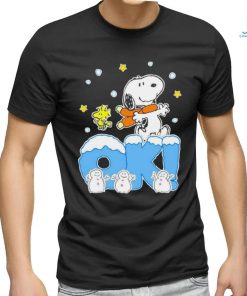 Snoopy and Woodstock Ok merry christmas shirt