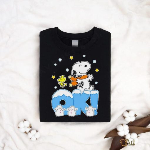 Snoopy and Woodstock Ok merry christmas shirt