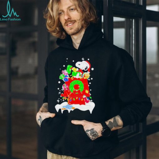 Snoopy and Woodstock gifted Christmas T shirt