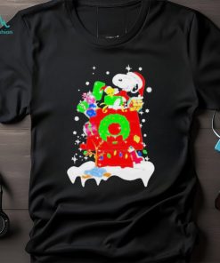 Snoopy and Woodstock gifted Christmas T shirt