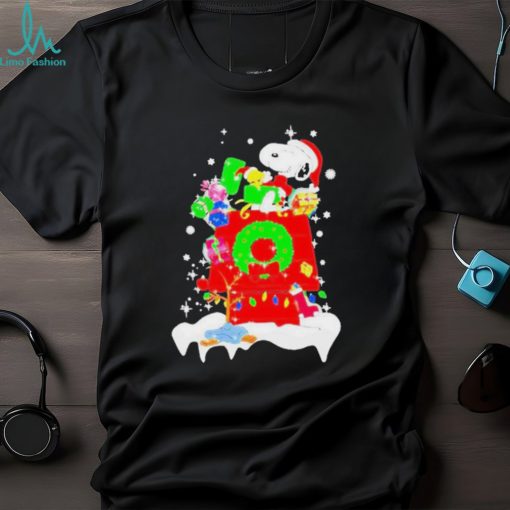 Snoopy and Woodstock gifted Christmas T shirt