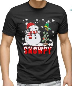 Snoopy and woodstock snowpy merry christmas shirt