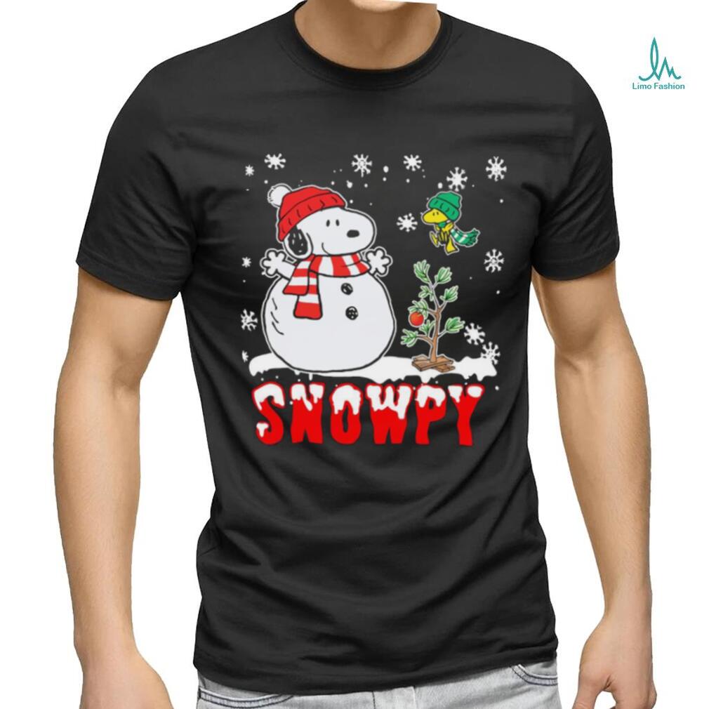 Snoopy and woodstock snowpy merry christmas shirt Snoopy and woodstock snowpy merry christmas shirt