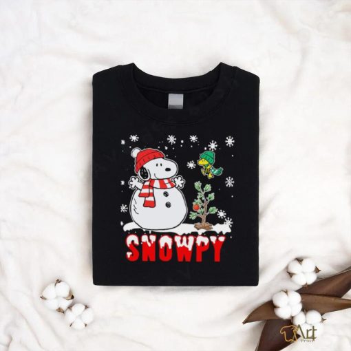Snoopy and woodstock snowpy merry christmas shirt