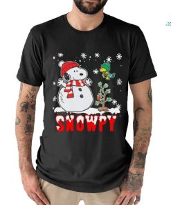 Snoopy and woodstock snowpy merry christmas shirt