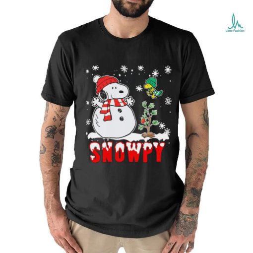 Snoopy and woodstock snowpy merry christmas shirt