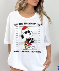 Snoopy’s Naughty List Xmas Lights Shirt