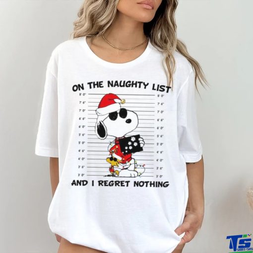 Snoopy’s Naughty List Xmas Lights Shirt