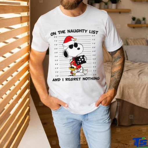 Snoopy’s Naughty List Xmas Lights Shirt