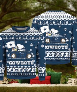 Snoppy Cowboys Christmas Ugly Sweater