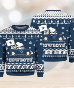 Snoppy Cowboys Christmas Ugly Sweater