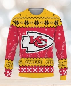 Snow Team Logo Kansas City Chiefs Gifts For Fan Christmas Tree Ugly Xmas Sweater Gift Holidays