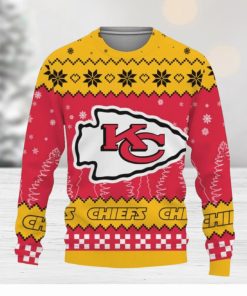 Snow Team Logo Kansas City Chiefs Gifts For Fan Christmas Tree Ugly Xmas Sweater Gift Holidays