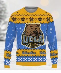 Snow Team Logo UCLA Bruins Gifts For Fan Christmas Tree Knitted Xmas Sweater Gift Holidays