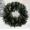 Personalised Periwinkle Pearl Christmas Wreath 30cm