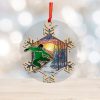 Personalized Fishing Boat Christmas Ornament