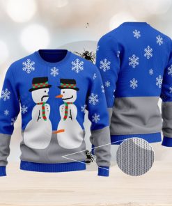 Snowman Nose Thief Ugly Christmas Sweater For Men And Women