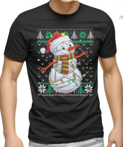 Snowman Volleyball Christmas Ball Ugly Sweater T Shirt