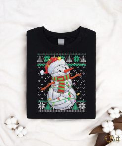 Snowman Volleyball Christmas Ball Ugly Sweater T Shirt