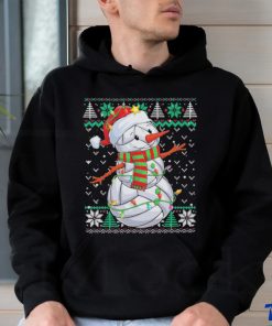 Snowman Volleyball Christmas Ball Ugly Sweater T Shirt