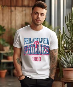 Soft As A Grape Women's Philadelphia Phillies White Wordmark Shirt