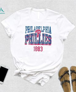 Soft As A Grape Women's Philadelphia Phillies White Wordmark Shirt