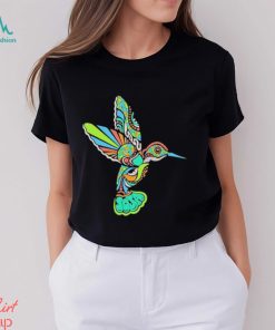 Soja Hummingbird Zip Shirt