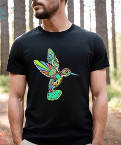 Soja Hummingbird Zip Shirt