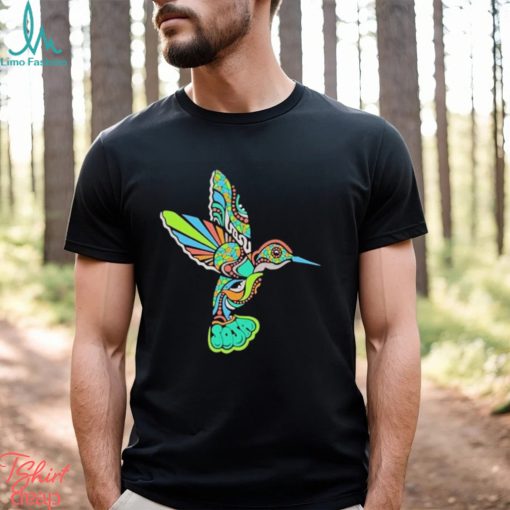 Soja Hummingbird Zip Shirt