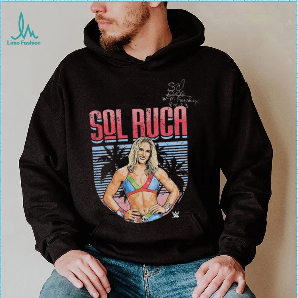 Sol Ruca Autographed & Inscribed Event Worn Superstar T Shirt Sol Ruca Autographed & Inscribed Event Worn Superstar T Shirt