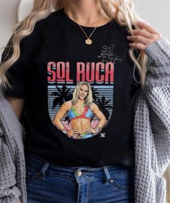 Sol Ruca Autographed & Inscribed Event Worn Superstar T Shirt
