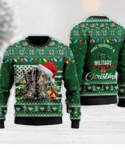 Soldiers Have Yourself A Military Christmas Ugly Sweater