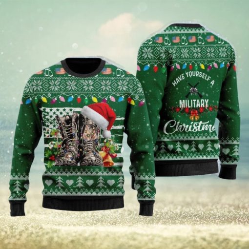 Soldiers Have Yourself A Military Christmas Ugly Sweater