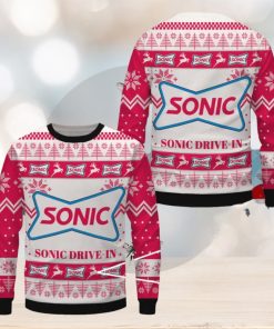 Sonic Drive In Ugly Christmas Sweater, Xmas Gift Ideas For Men Women