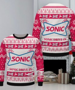 Sonic Drive In Ugly Christmas Sweater, Xmas Gift Ideas For Men Women