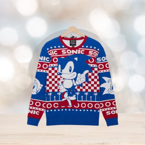 Sonic the Hedgehog Tonal Portrait Holiday Sweater